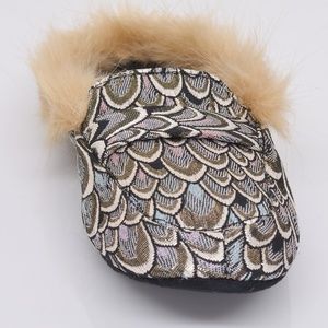 INC International Concepts Faux-Fur Slide Slippers